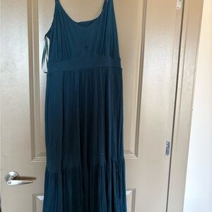 torrid super soft Teal Green Sleeveless Midi Dress